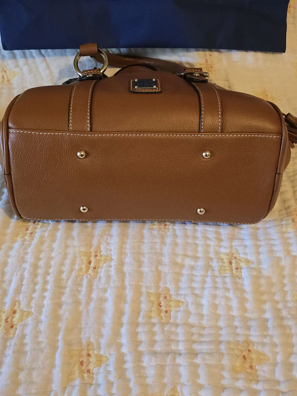 Dooney & Bourke Tan Leather Satchel